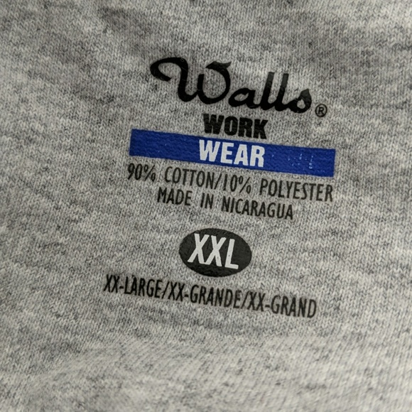 Walls Work Wear Short Sleeve Button Shirt XXL - Picture 3 of 3